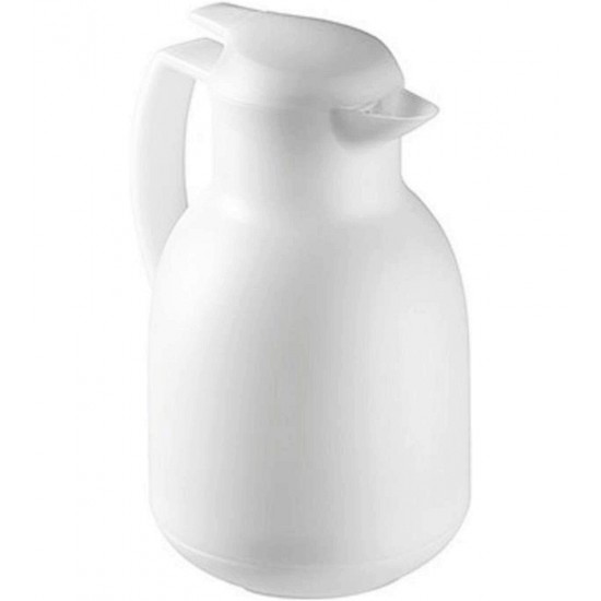 Garrafa Térmica 1 Litro Branca Bolero Leifheit Com Ampola Vidro